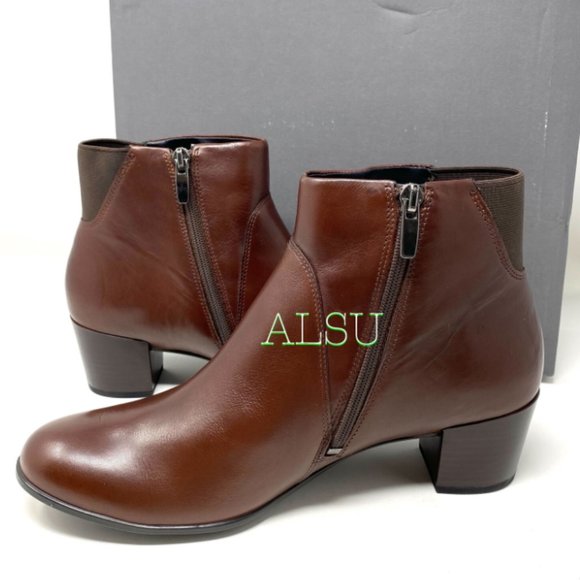 💖MEGA SALE💖 ECCO Shape Leather Mink Brown Women’s 9 Heeled Shoes 2730333 01014 - Picture 2 of 6